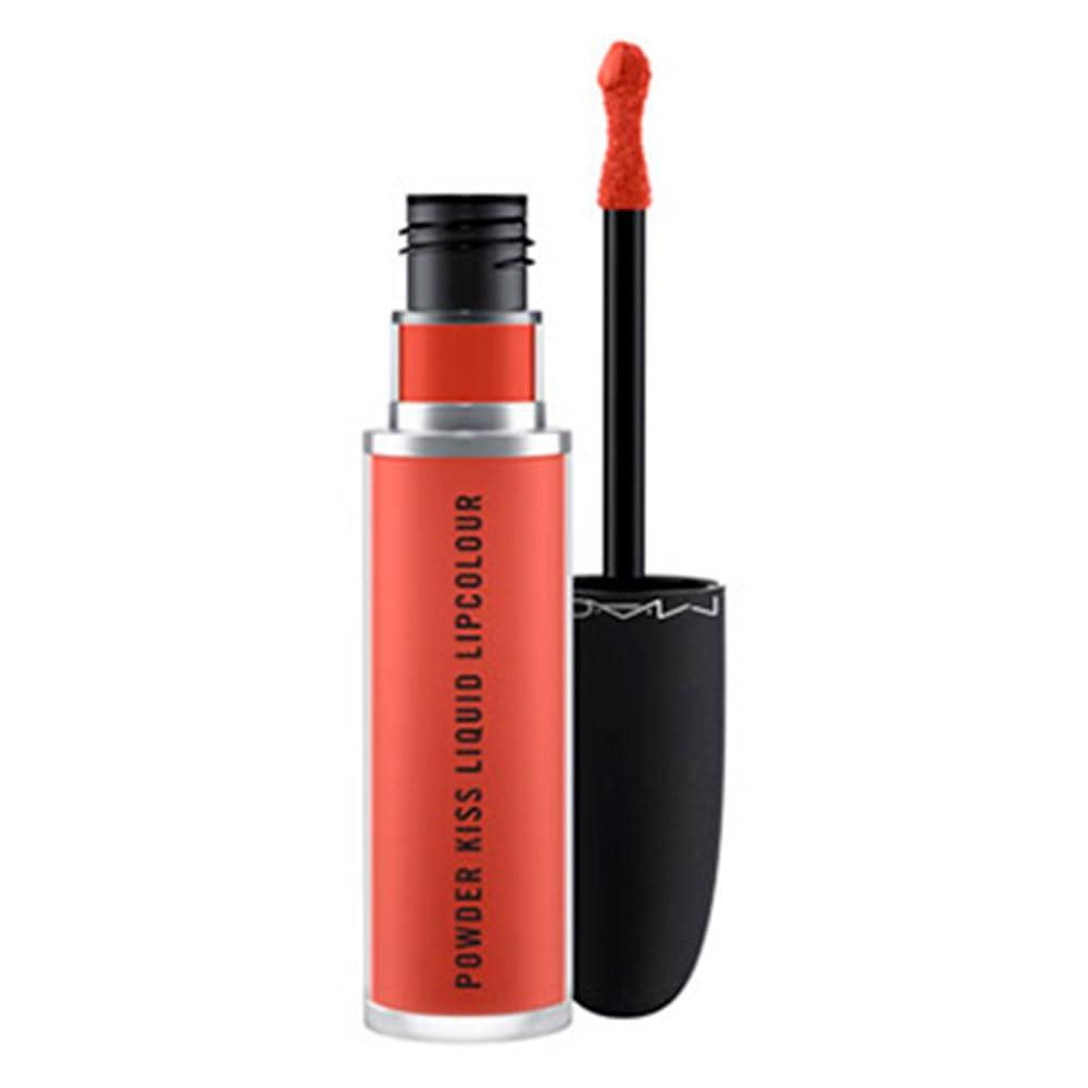 MAC M.A.C Powder Kiss Liquid Lipcolour - 998 Sorry Not Sorry (Dirty pumpkin orange)