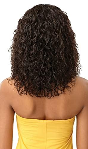 The Daily Wig Outre The Daily Wig Unprocessed Human Hair Lace Part Wig HH DEEP CURL 16" (NBLK)