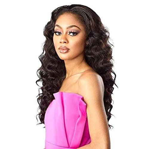 Sensationnel Sensationnel Instant weave half wig - 8 synthetic blendwig adjustable drawstring for seamless hair blending (4 MEDBROWN)