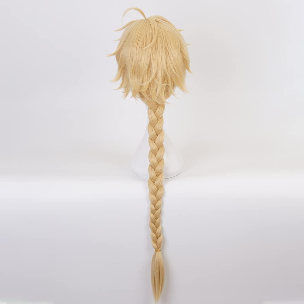 HIROAKIYA HIROAKIYA Shenhe Wig, Genshin Impact Shenhe Cosplay Wig with Wig Cap, Length approx.75cm
