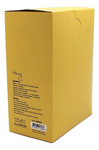 Celavi Cosmetics Celavi Essence Facial Mask Paper Sheet Korea Skin Care Moisturizing 24 Pack (Honey)