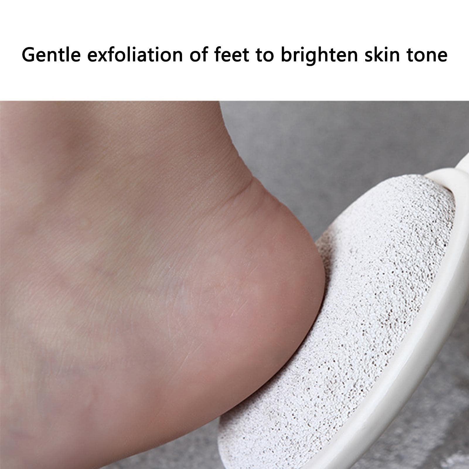 Naysku Back Scrubber for Shower - Dry Brushing Body Brush | Shower Brush with Soft and Stiff Bristles, Bath Dual-Sided 19 in Handle Back Scrubber Body Exfoliator for Wet Or Dry Brushing Swan-us