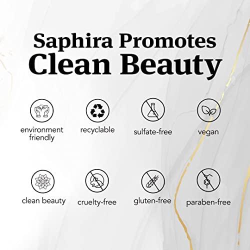 Saphira Saphira Mineral Treatment Shampoo for Fine, Thin and Color-Treated Hair, Sulfate-Free, Paraben-Free, Strengthens, Volumizes and Defines Weak and Fragile Hair, 34 Ounce