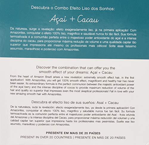 Amazonliss Amazonliss Keratin Hair Treatment Set 2.03 Fl Oz - Natural Ingredients ACAI, Smooths, Softens, Moisturizes, Adds Shine, Reduces Frizz. Packaging may vary