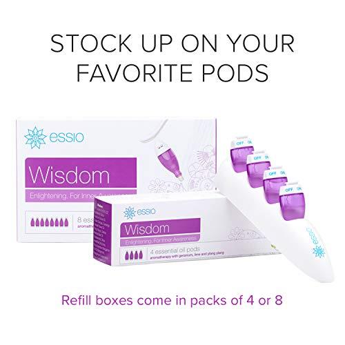 Essio Essio Shower Aromatherapy Diffuser Refill “Wisdom”, 4-Pack