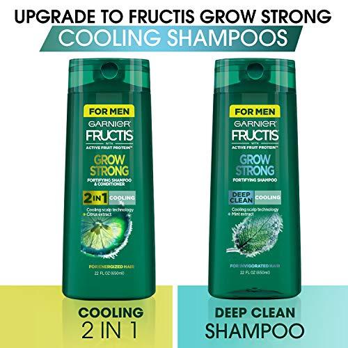 Garnier Garnier Fructis Grow Strong Cooling 2-in-1 Shampoo and Conditioner for Men, 22 Ounce Bottle