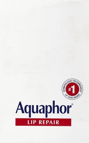 Aquaphor Aquaphor Lip Repair Lip Balm with Sunscreen, Lip Protectant, Lip Balm SPF 30, 0.35 Oz Tube (Pack of 2)
