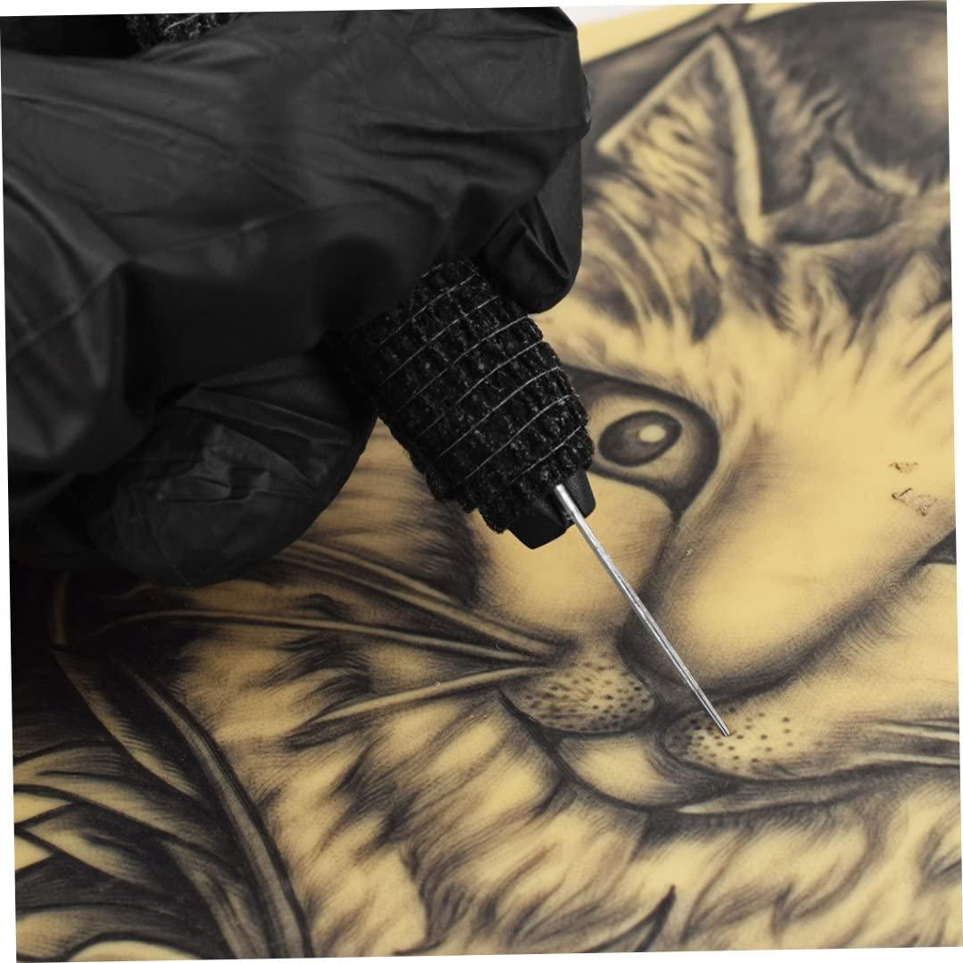 Generic Tattoo Hand Poke Stick Tattoo Kit Self Adhesive Bandage 1 3 5 7 9RL Needles for Tattoo Artist Black Temporary Tattoos