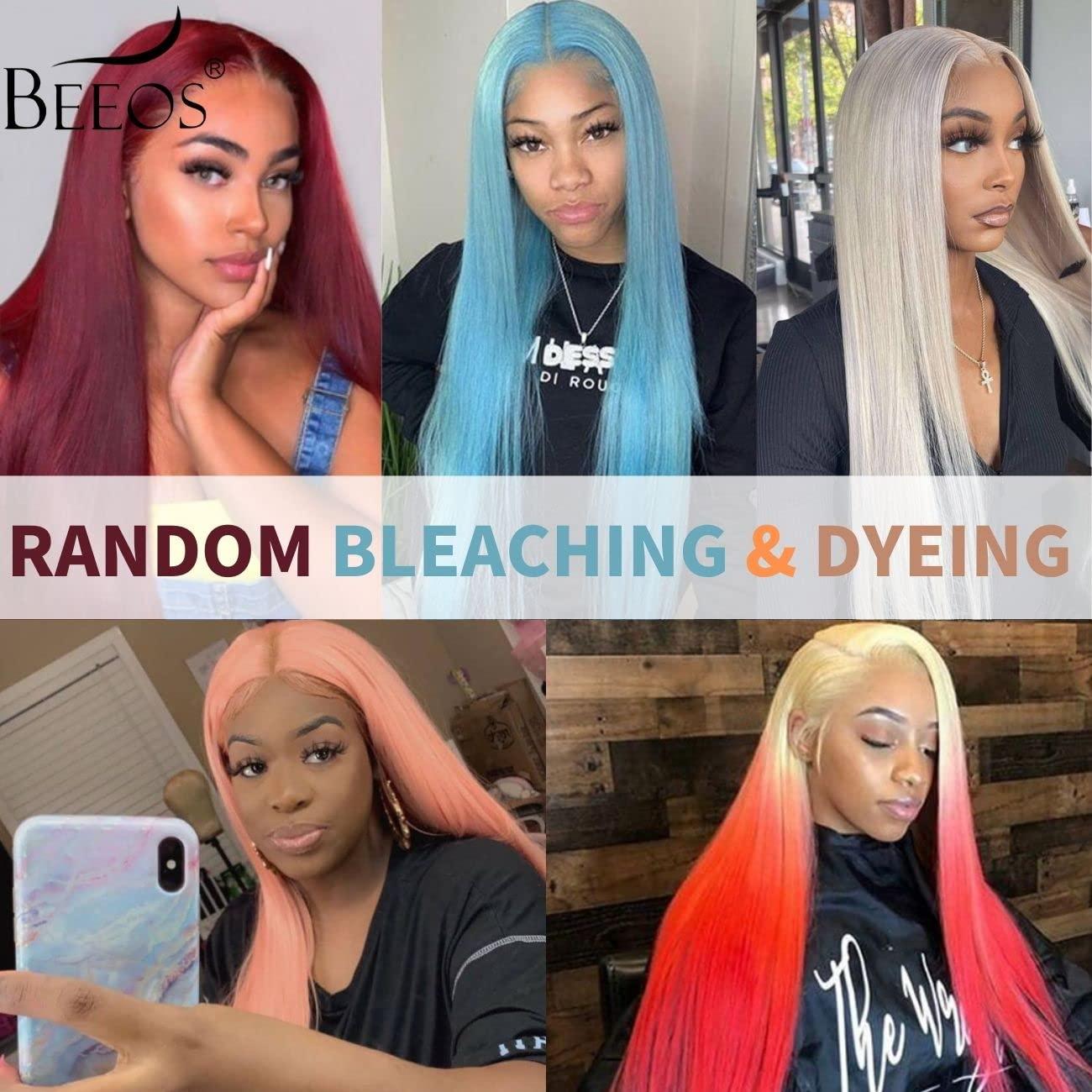 BEEOS BEEOS 6x6 HD Lace Closure Only, 613 Blonde 0.10mm Ultra-thin Invisible Swiss Lace Pre Plucked Straight Human Hair Closure 20 Inch