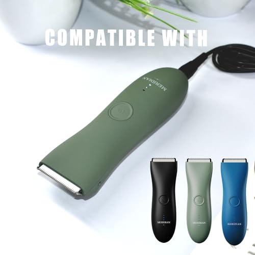 BOEEA Charger Replacement for Meridian Trimmer Charging Cable Compatible with Meridian Grooming Electric Shaver, 6.5Ft Power Cord Supply Adapter