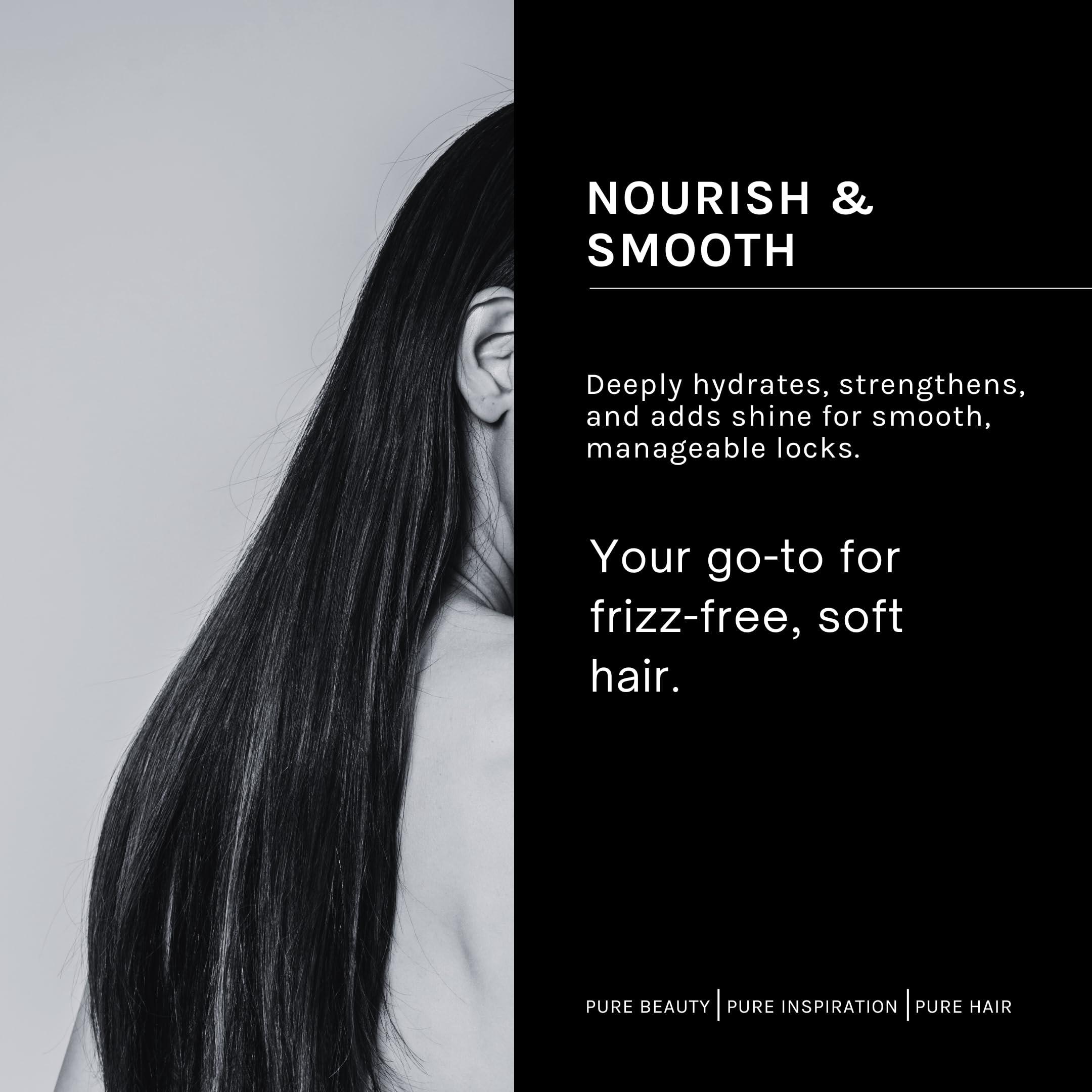 pH PURE HAIR PH Labs Argan & Keratin Elixir  Hair Treatment for Damaged Hair, Smoothing & Anti-Breakage, Deeply Nourishing & Moisturizing Oil, Sulfate-Free, 3.38 oz