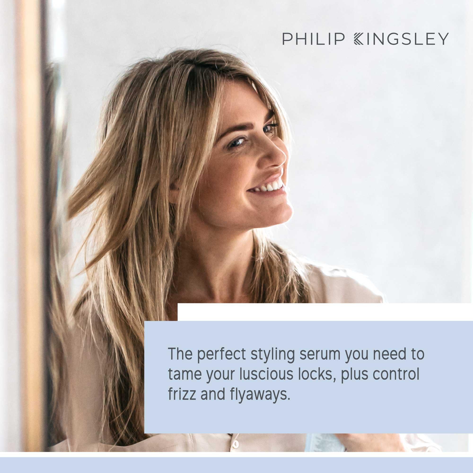 PHILIP KINGSLEY PHILIP KINGSLEY | Finishing Touch Polishing Serum Hair Balm | Conditioning, Anti-Frizz,Smoothing, Styling Product | Controls Frizz and Adds Shine | 2.53oz