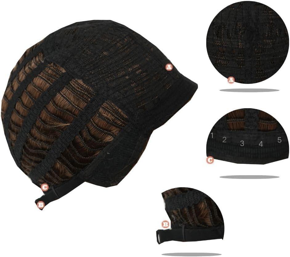 Salaibs Salaibs Mens Red Short Wig with Bangs Synthetic Natural Looking Halloween Cosplay Hair Wigs