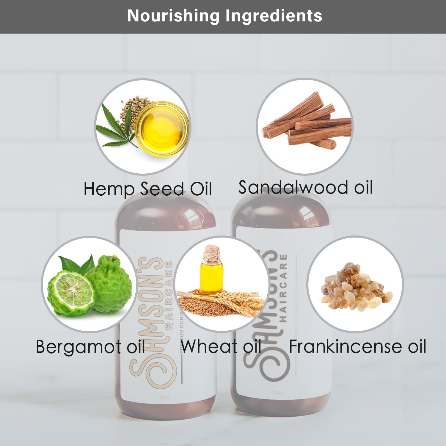 SAMSON\'S HAIRCARE SAMSON\'S HAIRCARE Lathering Shampoo, Safe Ingredients, Skin and Color Safe pH Level, 12oz