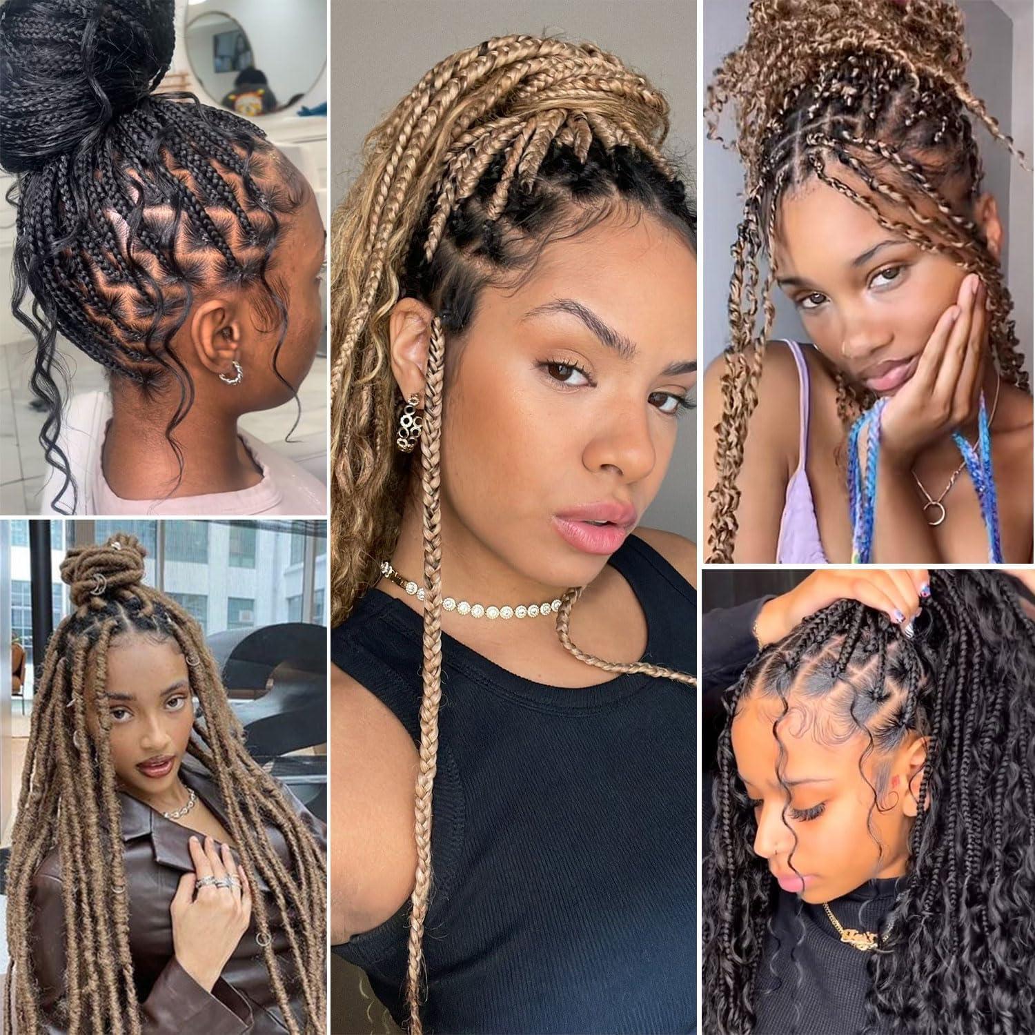 PORSMEER PORSMEER Full Lace Braided Wig Caps for Crochet Hair, Lace Crochet Cap for Black Women, Knot Crochet Wig Cap with Baby Hair, LightWeight Adjustable & Breathable with 123 Knots