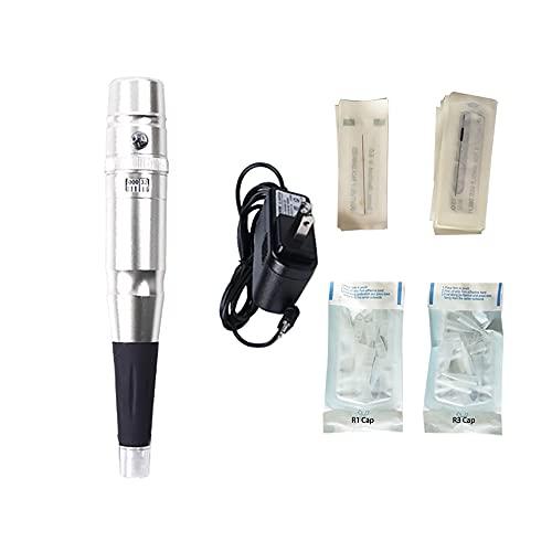 MZ BEAUTY MZ Beauty Permanent Makeup machines Tattoo Machine Pen For Microblading 3D Eyebrow (Silver)