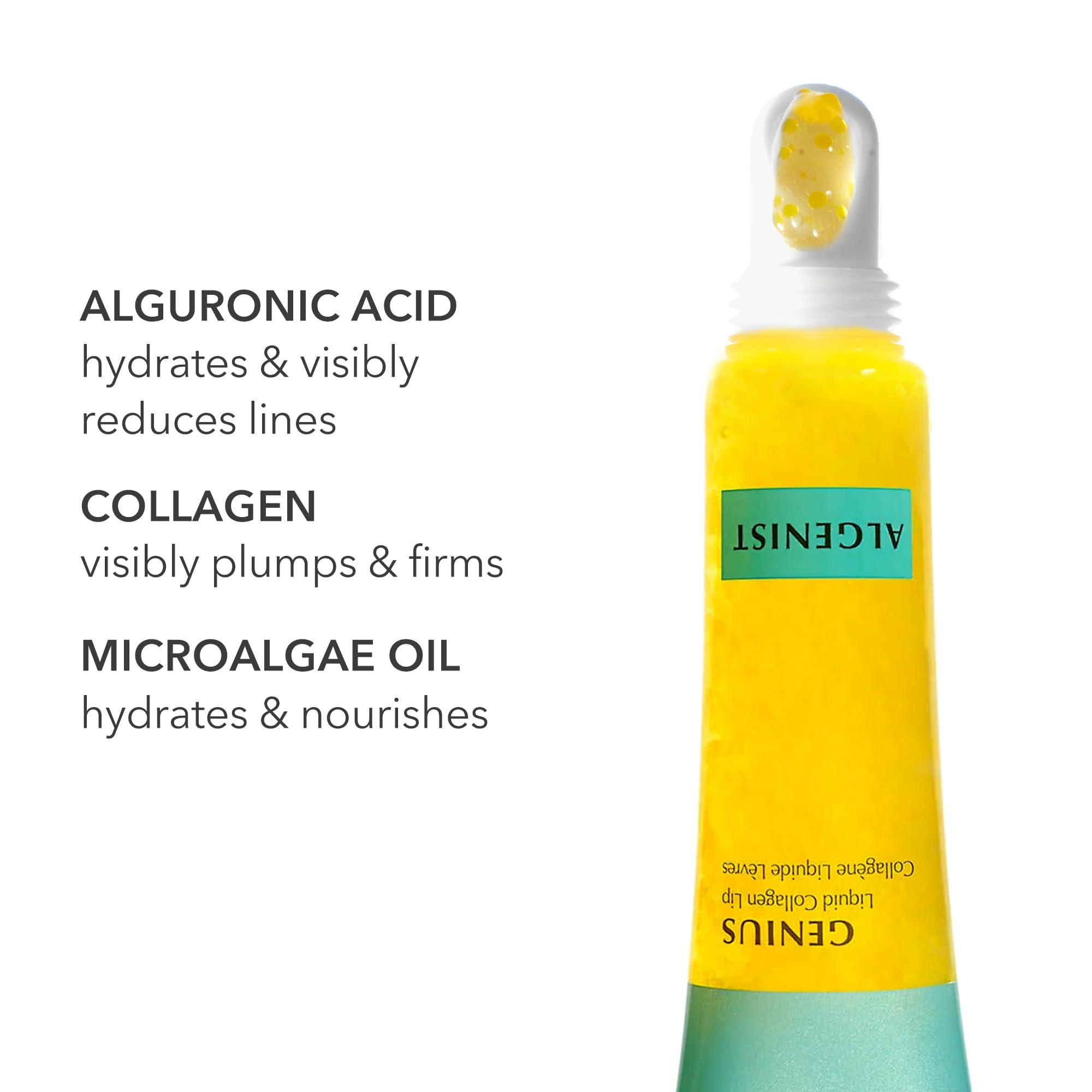 Algenist Algenist GENIUS Liquid Collagen Lip - Active Collagen Lip Treatment for Visibly Smoother Lips - Non-Comedogenic & Hypoallergenic Skincare (15ml)