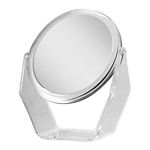 Zadro Zadro Two-Sided Swivel 7X/1X Magnification Acrylic Vanity Makeup Mirror for Bedroom, Bathroom and Tabletop