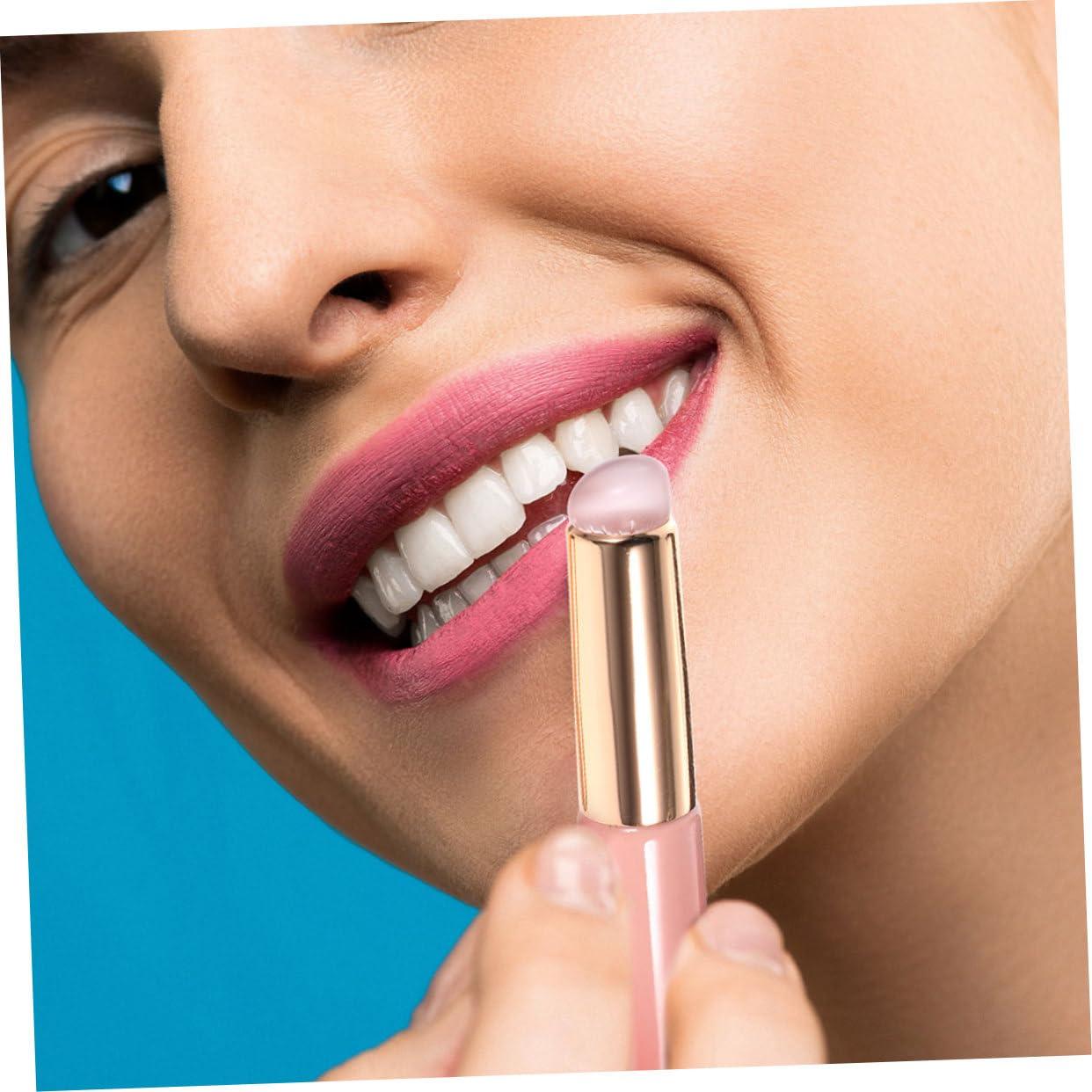 Outanaya Outanaya Professional Lip Makeup Brush Set Silicone Lip Brush Applicator Lipstick Lip Gloss 4pcs