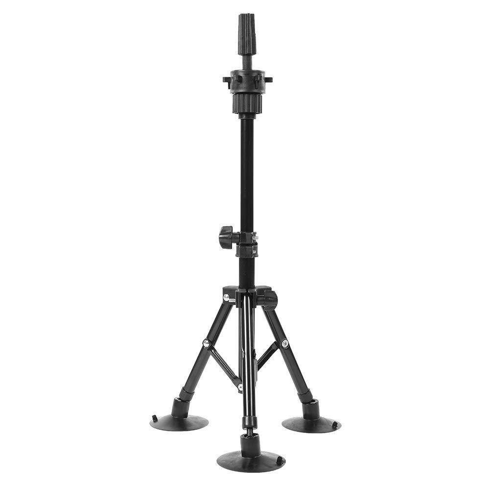 Generic Wig Stand, Mannequin Head Stand Versatile Mannequin Tripod with Sturdy Black Bracket for Salon Training and Practice