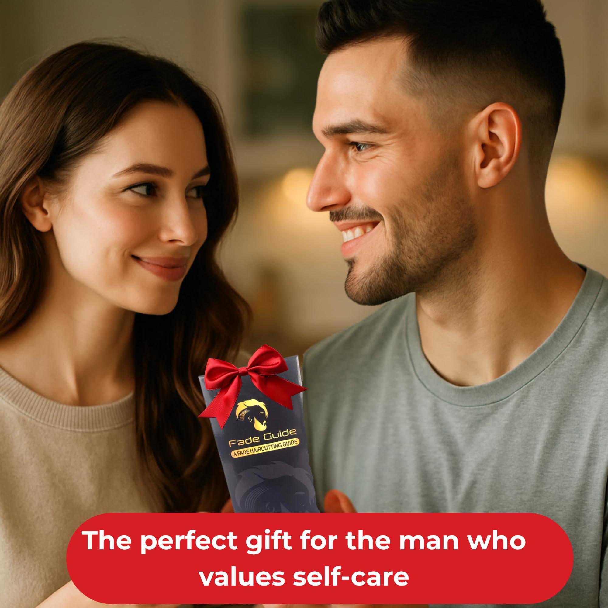 Fade Guide Fade Guide and Neckline Shaving Template | Curved Silicone Band | Great for Creating Skin Fade Guidelines for DIY Haircuts | Fade Haircut Guide for Hair Clippers