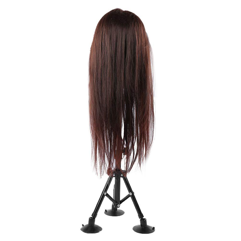 Generic Wig Stand, Mannequin Head Stand Versatile Mannequin Tripod with Sturdy Black Bracket for Salon Training and Practice