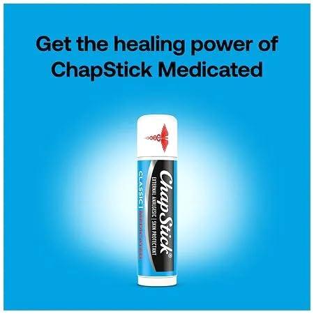ChapStick ChapStick Classic Medicated Lip Balm & Skin Protectant (3 Pack)