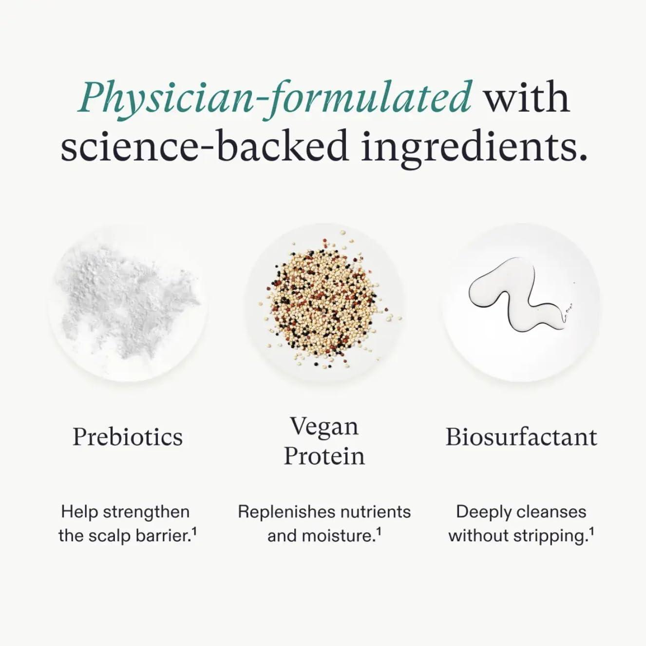 Nutrafol Nutrafol Shampoo, Cleanse and Hydrate Hair and Scalp, Improves Hair Volume, Strength and Texture, Physician-formulated for Thinning Hair, Color Safe, Sulfate Free - 8.1 Fl Oz Bottle