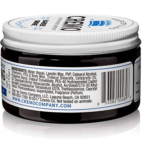 Cremo Cremo Premium Barber Grade Hair Styling Thickening Paste, High Hold, Low Shine, 4 Oz & Premium Barber Grade Hair Styling Shine Pomade, High Hold & Shine, 4 Oz