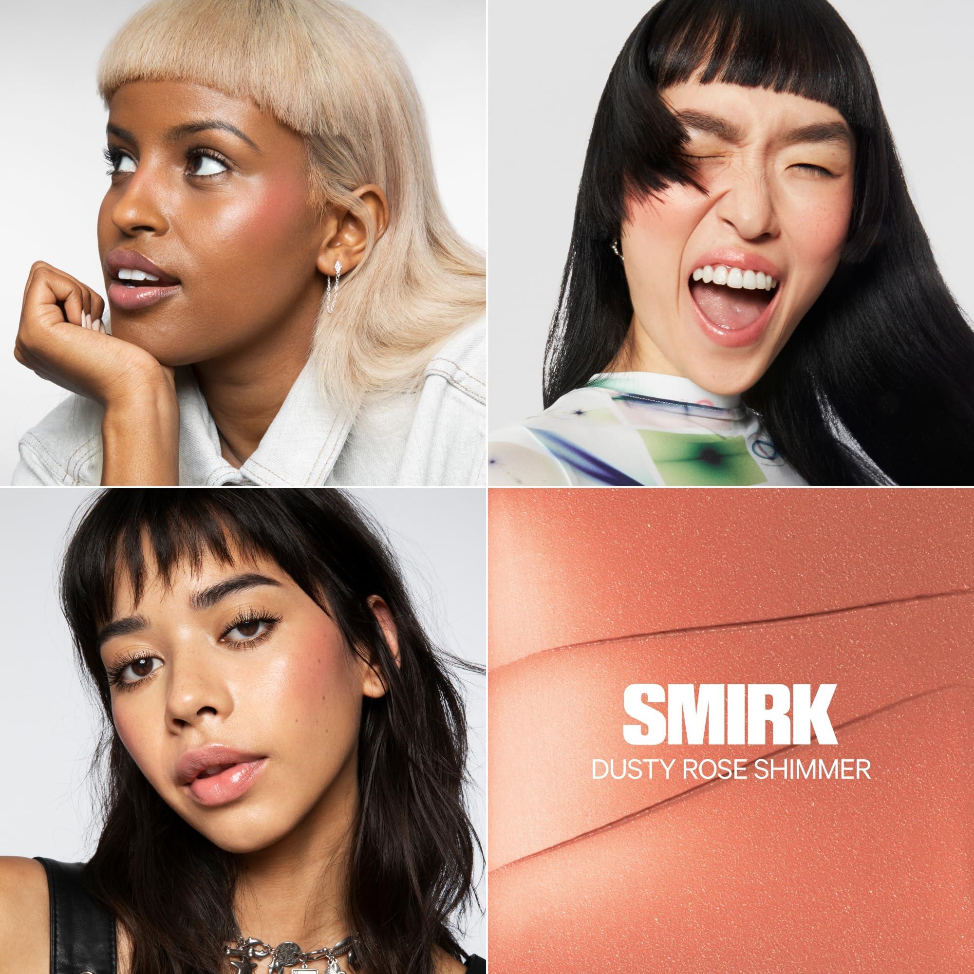 Milk Makeup Milk Makeup Lip + Cheek, Smirk (Dusty Rose with Shimmer) - 0.21 fl oz - Cream Blush & Lip Color - Buildable & Blendable - 1,000+ Swipes Per Stick - Non-Comedogenic - Vegan, Cruelty Free