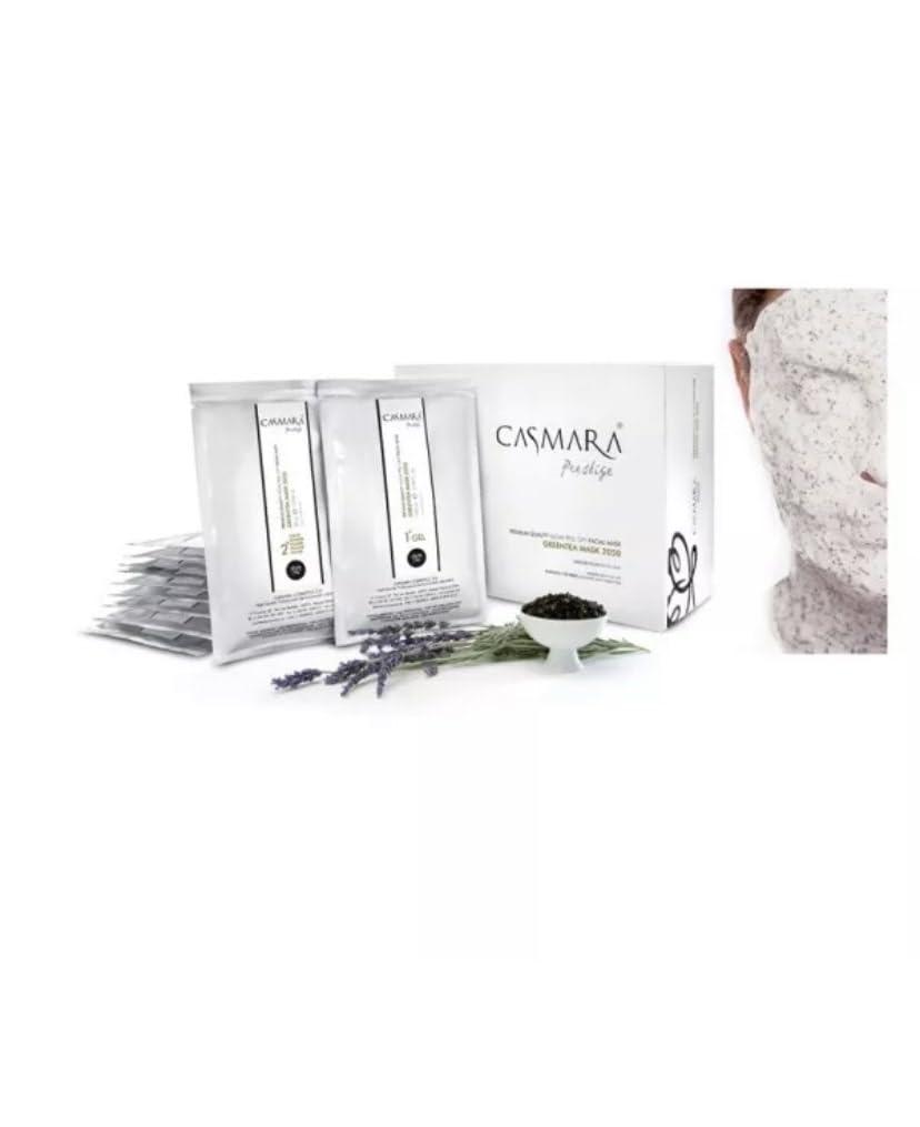 Casmara CASMARA Facial Mask Pack of 10 Multi Set (Gold 2080, Kiwi 2060, Goji 2070, Vitamin 2030, Greentea 2050, NOVanew 2045, Reaffirming 2020, Green 2025, Sensitive 2040, RGnerin 2055)