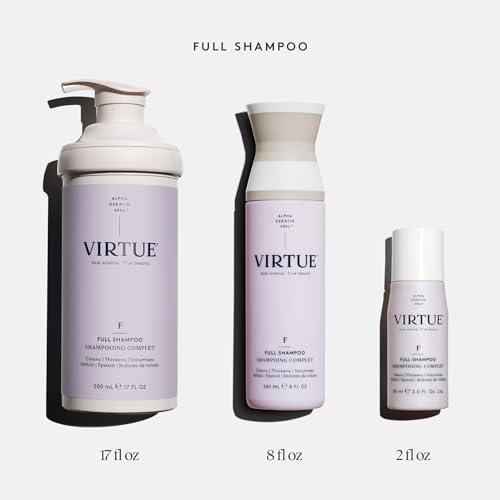 VIRTUE VIRTUE Full Sulfate Free Volumizing Shampoo Thickens Hair, Safe for All Hair Types, Color Safe