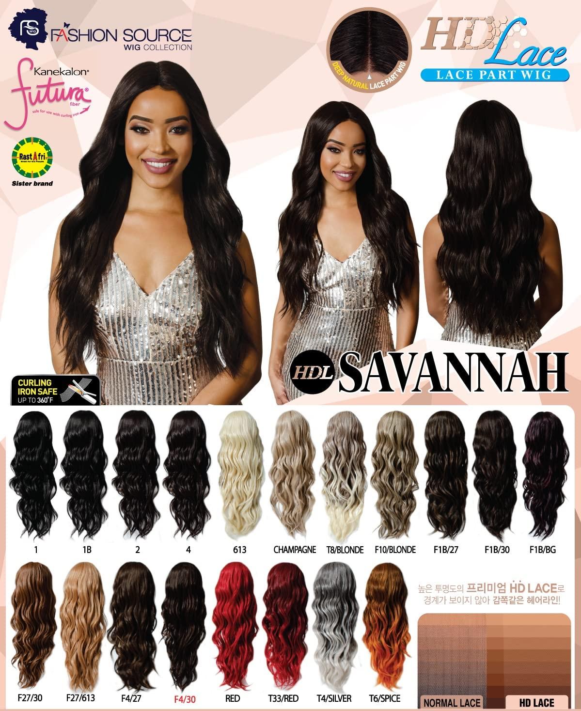 Fashion Source Fashion Source HD Lace wig HDL-SAVANNAH (F1B/BG)