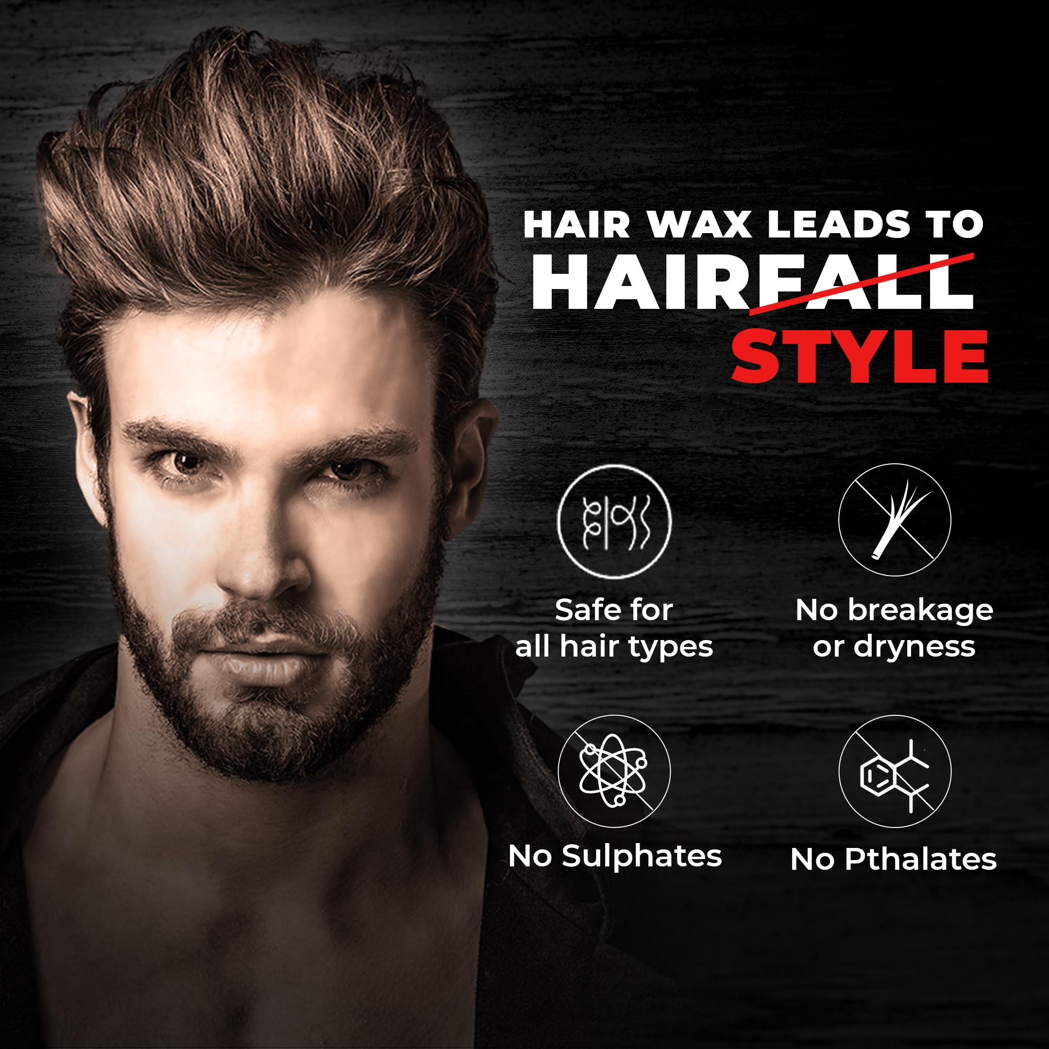 BEARDO BEARDO Hair CLAY Wax for Men, 100 gm | Matte Finish with volume| Strong Hold Re-stylable Hair styles | With Kaolin Clay | Used by salon professionals 3.4Fl Oz