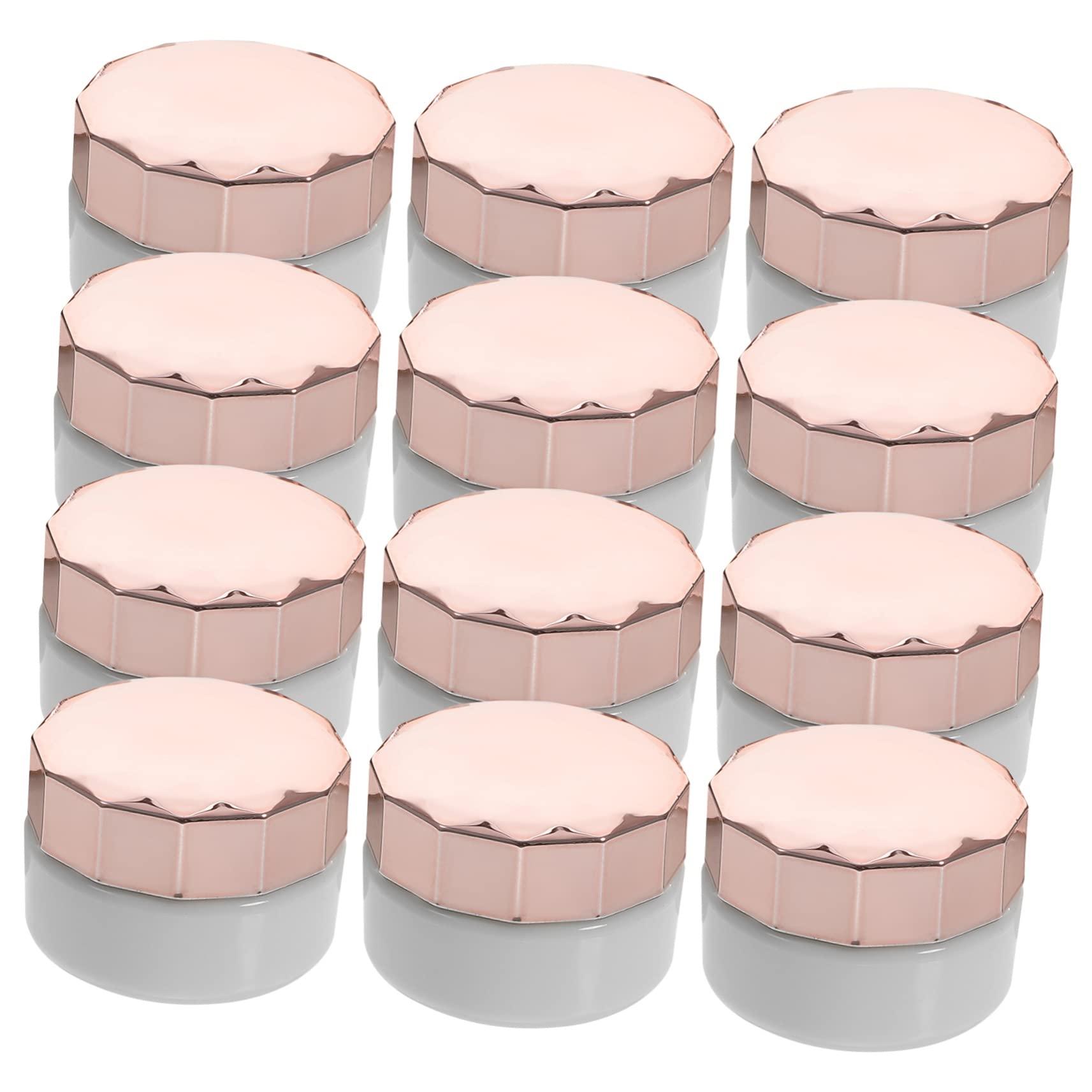 minkissy minkissy 3sets Refillable Plastic Makeup Jars Sufficient Quantity for Different Skin Care Products Easy to Clean 12pcs*3