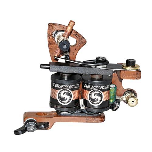 TTOOGO Coils Tattoo Machine for Beginners,Beginner-Friendly Coils Tattoo Machine: Master The Art of Tattooing with Precision And Ease,Black