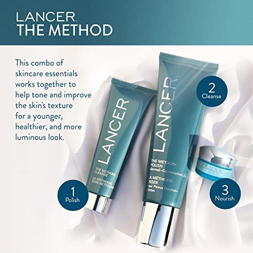 LANCER Lancer Skincare The Method: Polish Facial Exfoliator, Daily Exfoliating Face Wash with Natural Minerals, Normal Combination Skin, 4.2 Fluid Ounces