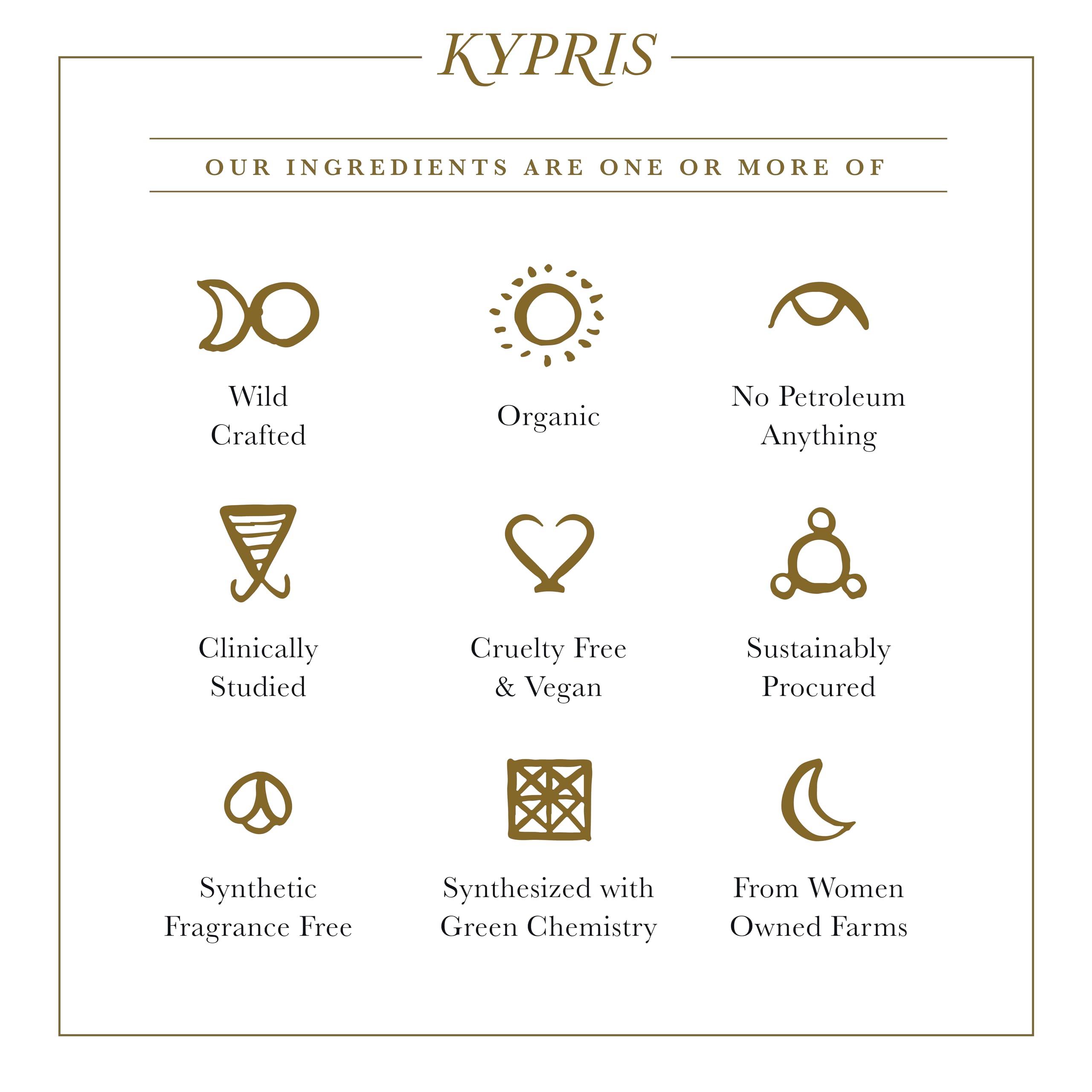 KYPRIS KYPRIS, Beauty Elixir II: Balancing Flowers Moisturizing Face Oil, Bioidentical Antioxidant Complex w CoQ10 & Vitamin C Ester THD Jasmine Lavender (0.47 fl oz / 14 ml)