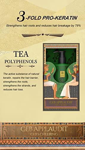 BUNNY DULCEA BUNNY DULCEA Castor Oil Scalp Rejuvenating Shampoo Deeply Cleanse Scalp Reduce Hair Loss Active Substance of Natural Keratin Repairs Hair Barrier Strengthens the Roots and Strands