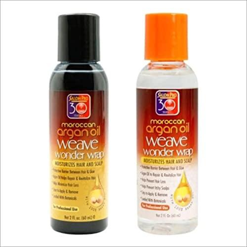 Salon Pro Salon Pro 30 Sec Moroccan Argan Oil Weave Wonder Wrap Moisturizes Hair & Scalp 2oz - Dark