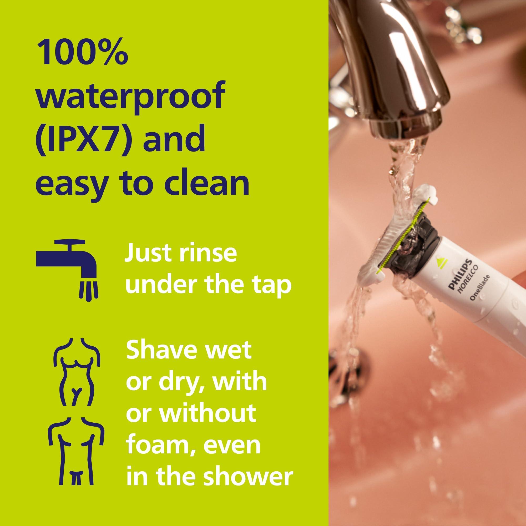 Philips Norelco Philips Norelco OneBlade Intimate, Designed for Pubic Grooming, Trim & Shave with Extra Skin Protection, Model QP1924/70