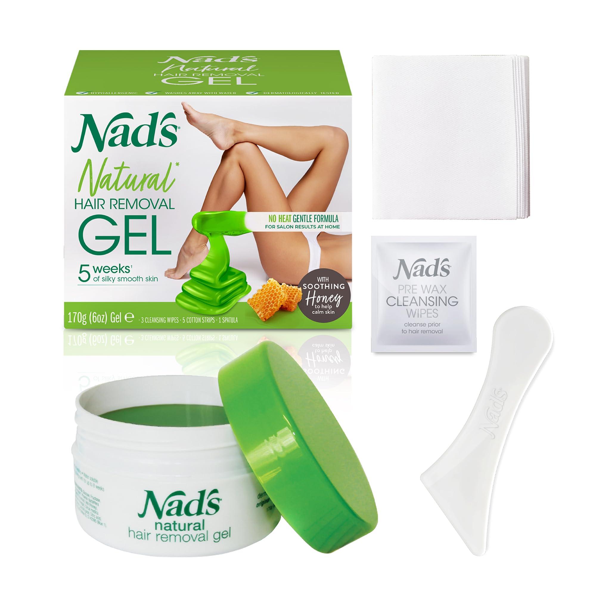 Clandestine Project Nad's Natural Hair Removal Gel Refill for Kit No Heating Waxing