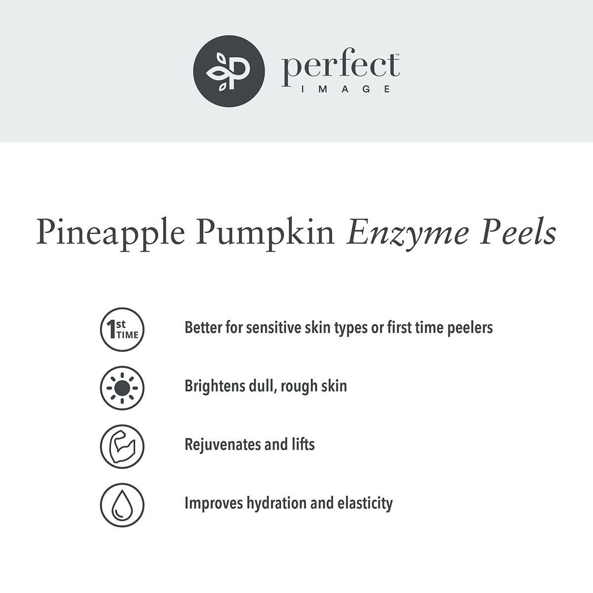Perfect Image Pineapple Pumpkin Enzyme Skin Peel 1 oz - Enhanced with Papaya Extract & Alpha Hydroxy Acids (Professional Chemical Peel)
