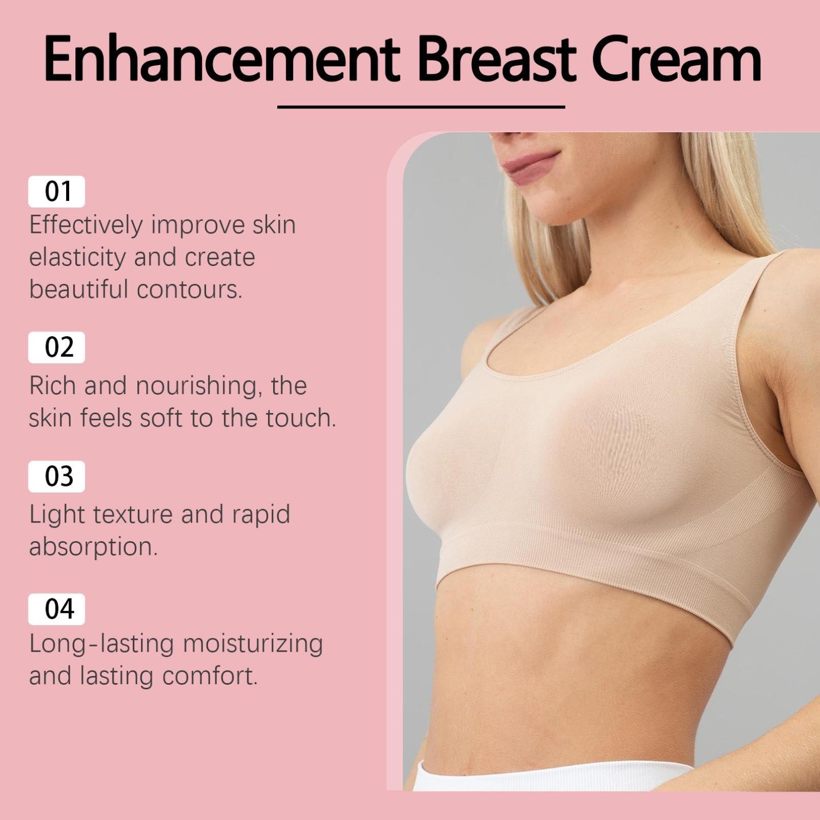 Generic Generic Breast Firming Tightening Massage Cream Moisturizing Nourishing Breast Skin Care Cream for Women (Pink)