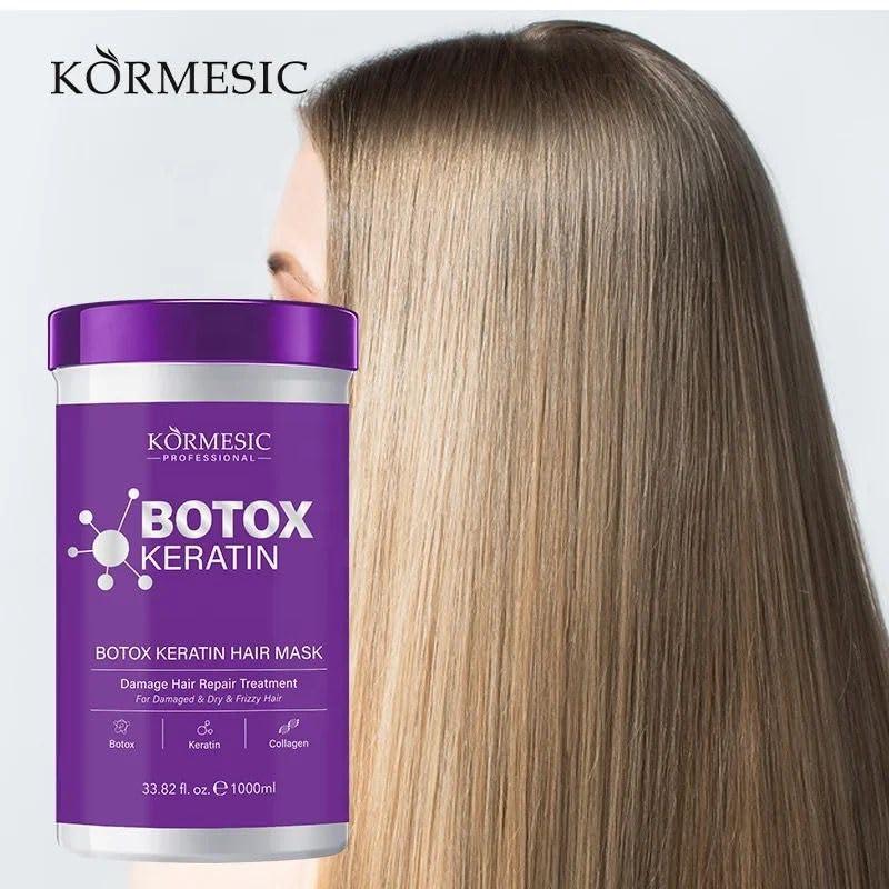 Kormesic Botox Keratin Hair Mask, 33.82 fl. oz, Damage Repair Treatment for Dry & Frizzy Hair Professionals choice