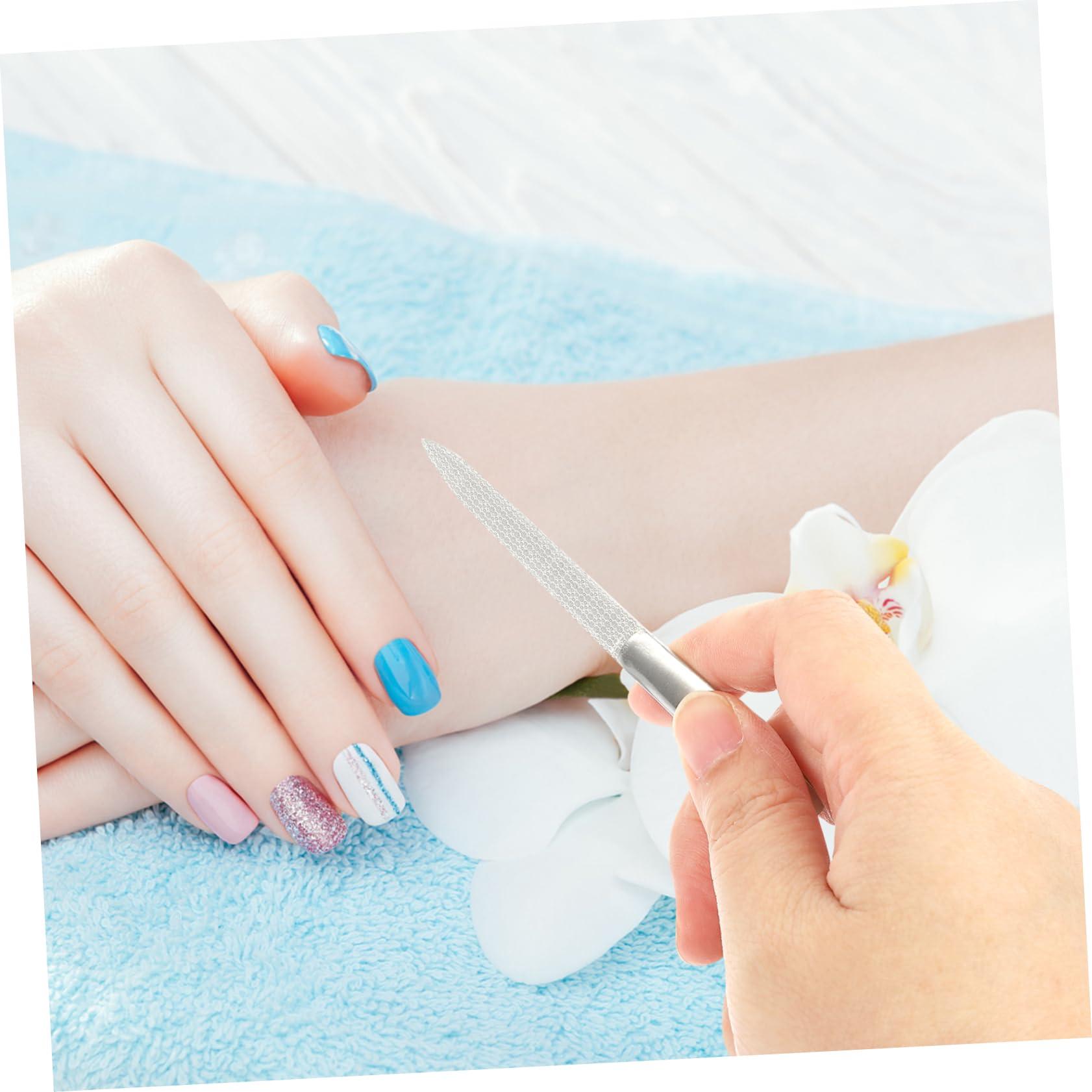 DOITOOL DOITOOL 3sets Professional Nail File Set Stainless Steel Nail Art Tools Fingernail Files Salon Manicure Tool Double-Sided Nail File Kit 6pcs*3