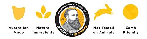 Beauty and the Bees Professor Fuzzworthy's Beard Shampoo Bar Combo Set - Original & ACV Beard Wash Men's Grooming Gift Kit | 100% Natural Beard Soaps with Organic Ingredients Travel Friendly Zero Waste Plastic Free