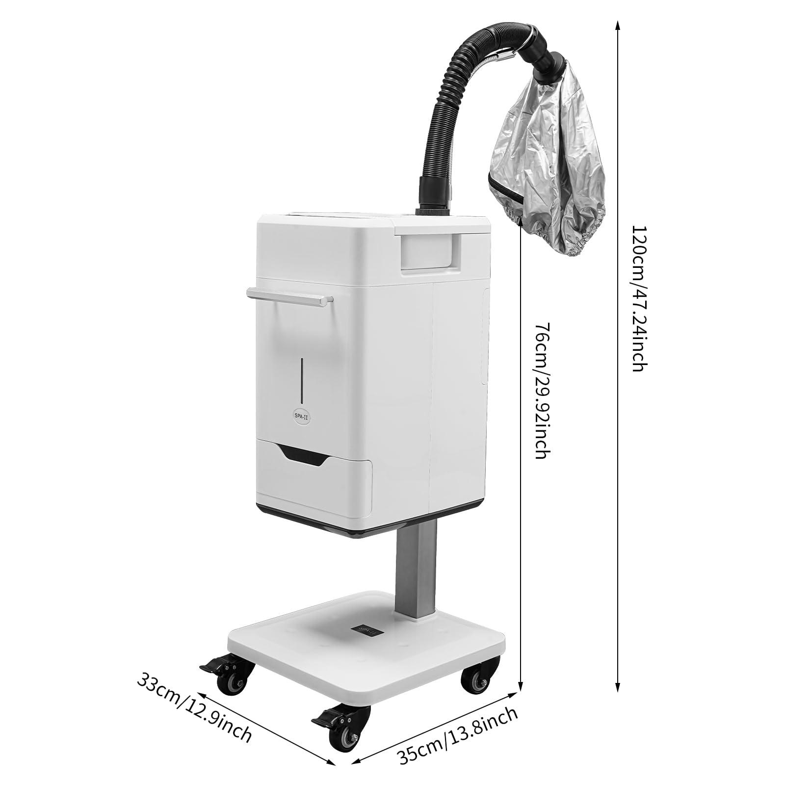 HENHAIY HENHAIY Hair Steamer Nano Micro Mist, Standing Hair Steamer Deep Conditioning, Hooded Hair Steam Cap Treatment-Heated Micro Mist Steamer for Natural, Dyed Hair for SPA, Home