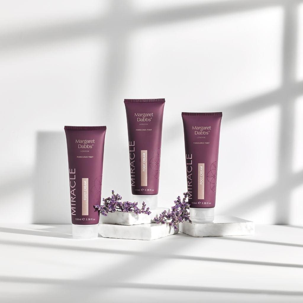 Margaret Dabbs Margaret Dabbs London Miracle Foot Cream - Controls Odor from Excessive Sweating - Protects Damaged Skin and Nails - Cream for Feet - 3.38 oz