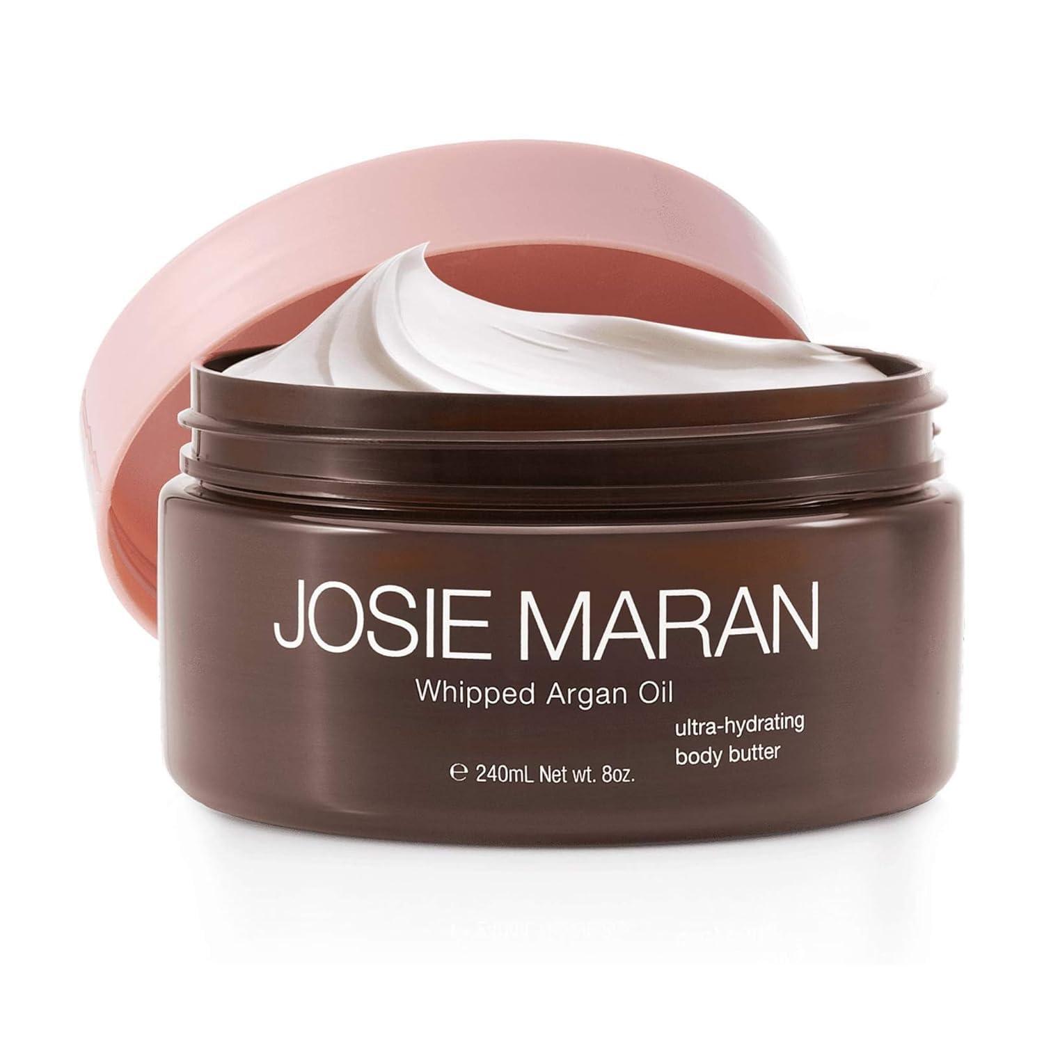 Josie Maran Josie Maran Whipped Argan Oil Body Butter - Hydrate, Soften & Revitalize Skin with Argan Oil, Shea Butter, Avocado Oil & Fatty Acids - Dry Skin Body Moisturizer - Lavender Citrus (8 fl oz / 236 ml)